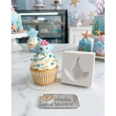 Molde de Silicone Cofeitaria e Biscuit Arraia Charme 2060