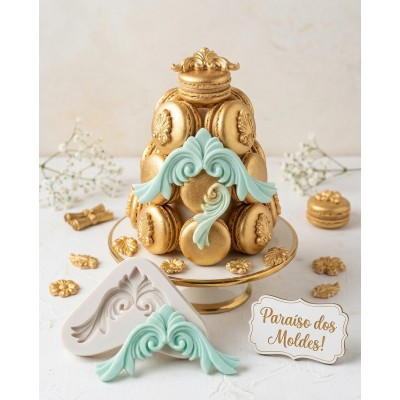 Molde de Silicone Arabesco Ornamental - 265