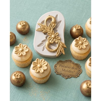 Molde De Silicone Arabesco Provençal - 548