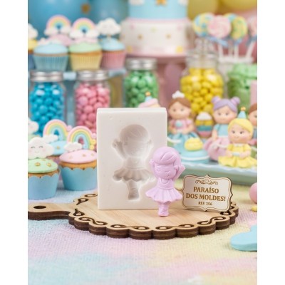 Molde De Silicone Mini Bailarina - 356