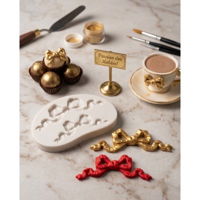 Molde Silicone Laço Princesa