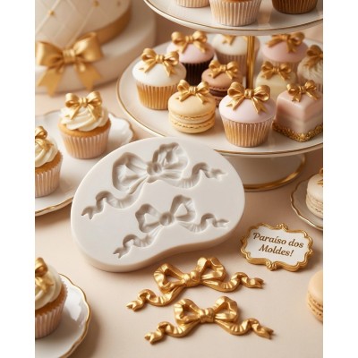Molde Silicone Laço Princesa