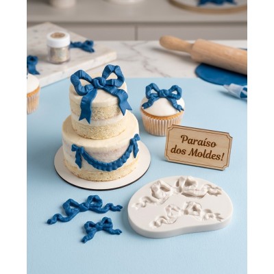 Molde Silicone Laço Princesa