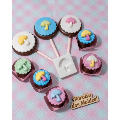 Molde de Silicone Guarda Chuva Mini -117