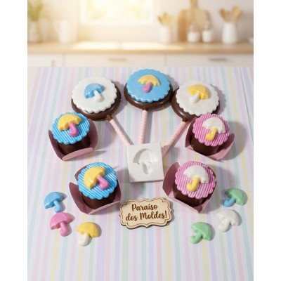 Molde de Silicone Guarda Chuva Mini -117