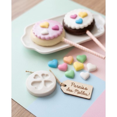 Molde de Silicone Corações Mini - 119