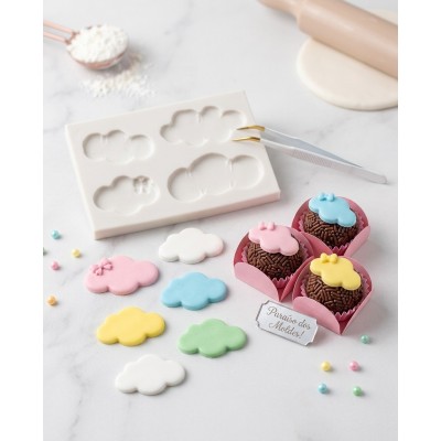 Molde de Silicone Kit De Nuvens - 120