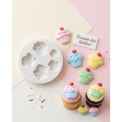 Molde de Silicone Mini Cupcakes  - 121