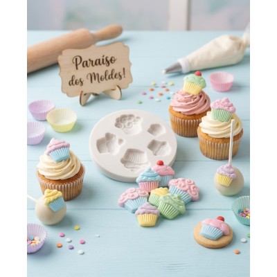 Molde de Silicone Mini Cupcakes  - 121