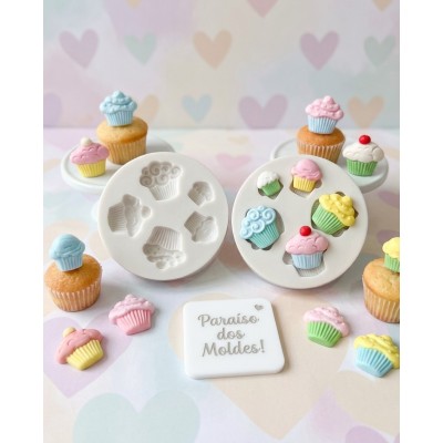 Molde de Silicone Mini Cupcakes  - 121