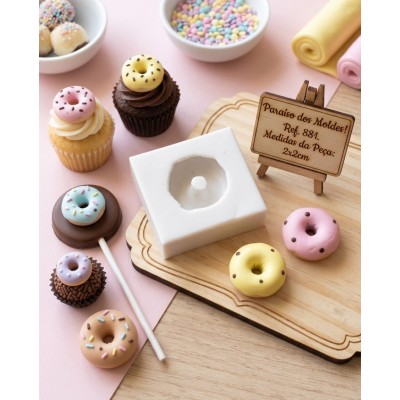 Molde de Silicone Rosquinha - 881