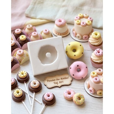 Molde de Silicone Rosquinha - 881