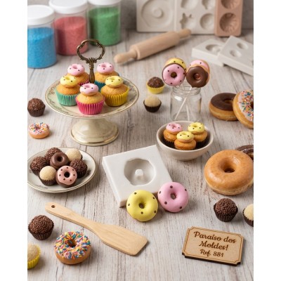 Molde de Silicone Rosquinha - 881