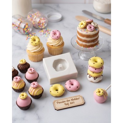 Molde de Silicone Rosquinha - 881