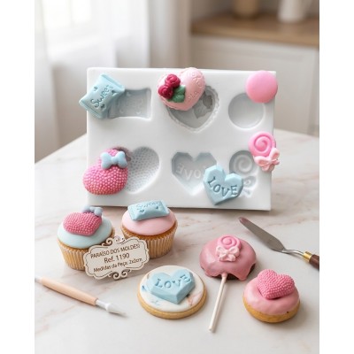 Molde De Silicone Mini Doçuras - 1190