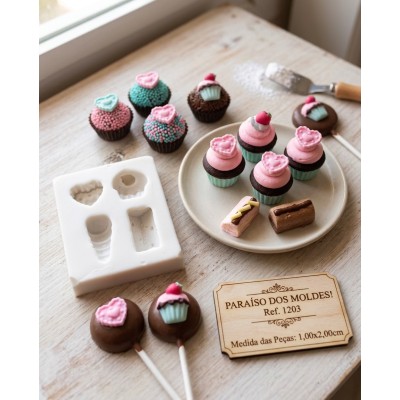 Molde De Silicone Doces Rocombole - 1203