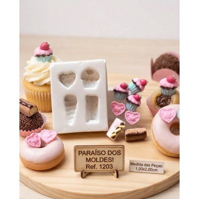 Molde De Silicone Doces Rocombole - 1203