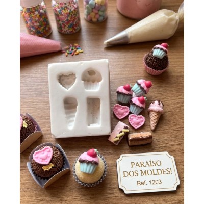 Molde De Silicone Doces Rocombole - 1203