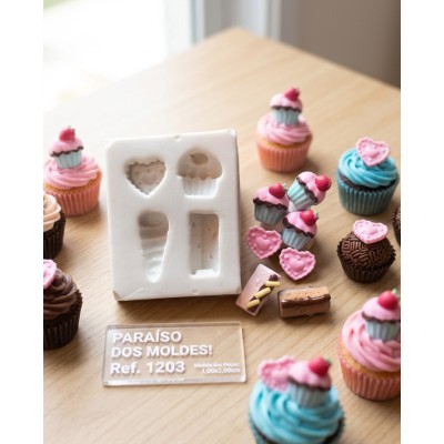 Molde De Silicone Doces Rocombole - 1203