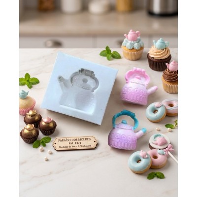 Molde de Silicone Chaleira - 1371