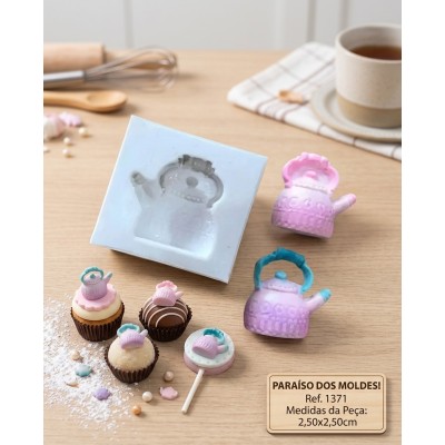 Molde de Silicone Chaleira - 1371