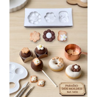 Molde de Silicone Biscoitos Doce e Salgado - 1450