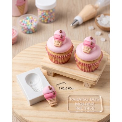 Molde de Silicone Casquinha Italiana - 1459