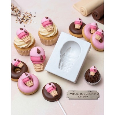 Molde de Silicone Casquinha Italiana - 1459